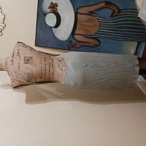 San Julian Ribbed Knit Jersey Dress